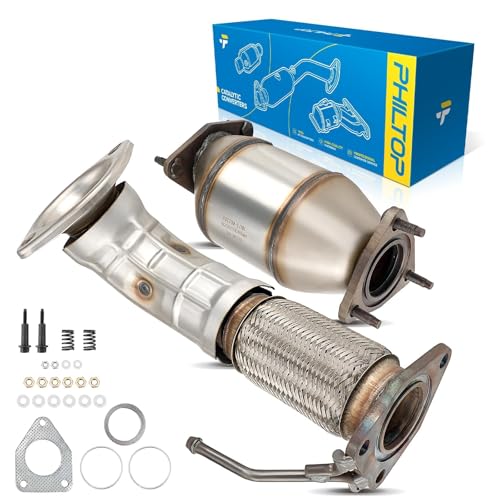 PHILTOP Rear Catalytic Converter Compatible with 2008-2012 Accord 2.4L, 2009-2013