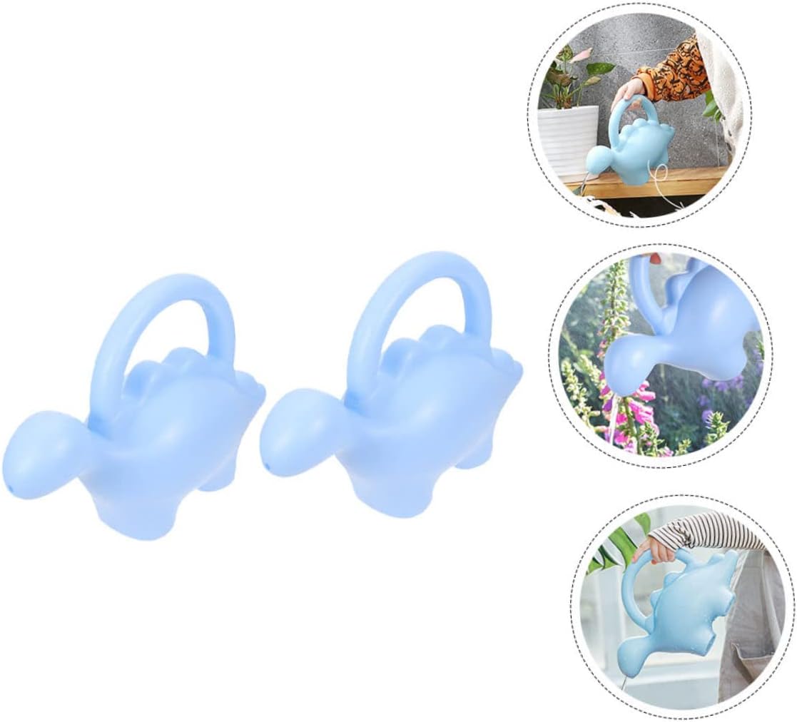 Watering can,2pcs Watering Can Pots for Outdoor Plants Large Indoor Plants Watering Can for Outdoor Plants Watering Pour Can Cartoon Watering Pot Kids Watering Can Toy Horticulture Tool Plastic(Sky-bl