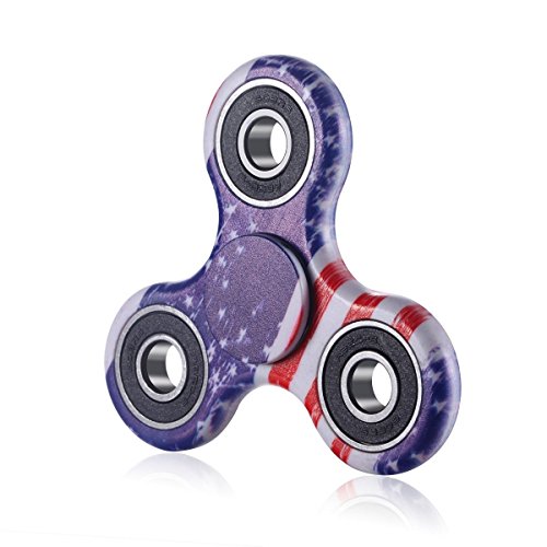 Oriental eLife Hand Spinner, EDC Tri Finger Fidget Métal Aluminium Alliage Jouet Pour Adultes Enfant (plastique, plastique-A1) Cover