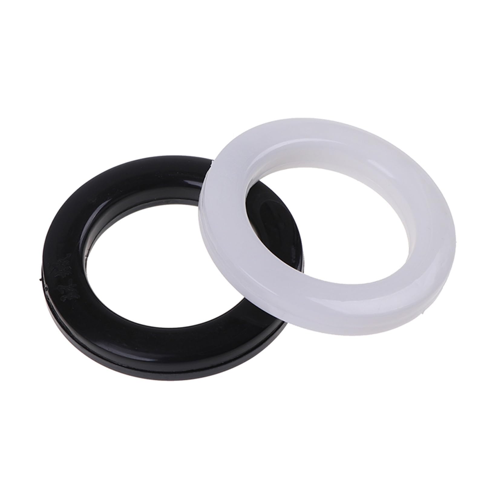 Curtain Grommets 100Pcs Roman Curtain Decoration Accessories Plastic Rings Eyelets For Curtains Ring White Buckle Pole for Curtains Drape