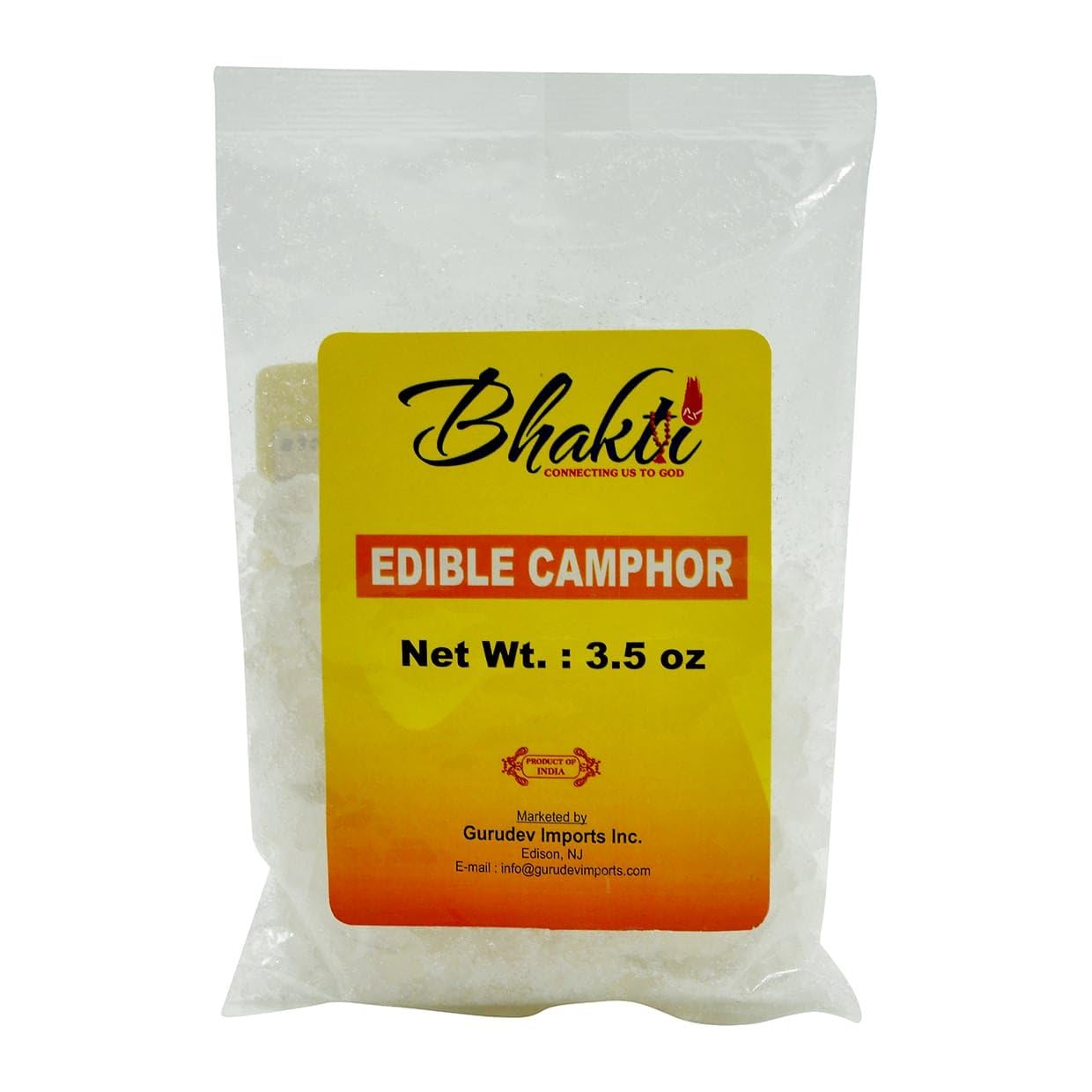 Bharti, Edible Camphor, 3 Ounce(oz)