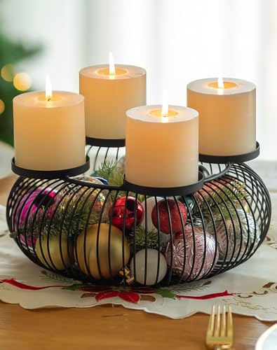 Romadedi Adventskranz Modern Metall Advent: adventskerzenhalter...