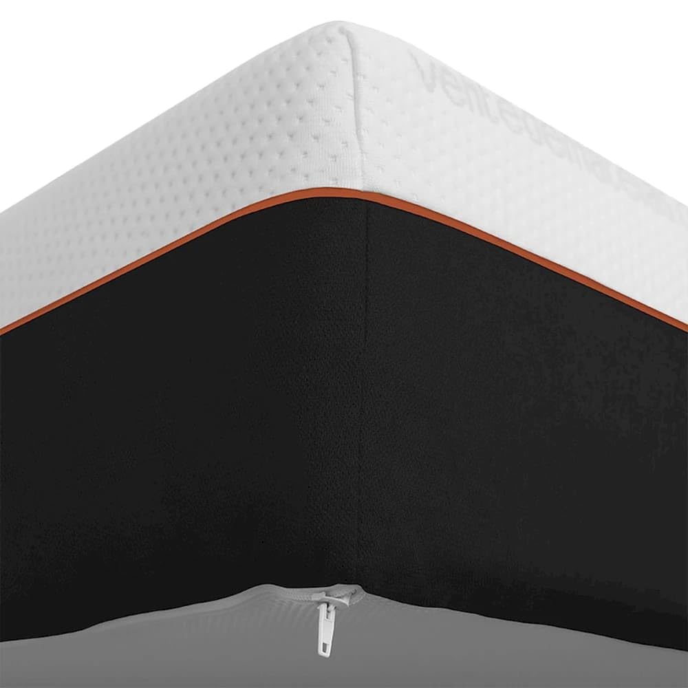 Ventadecolchones - Colchón Viscoelástico Visco XXL Desenfundable - Extra-Firme - Gran firmeza y Confort - 90 x 190 cm - Grosor 24 cm - para Cama articulada.