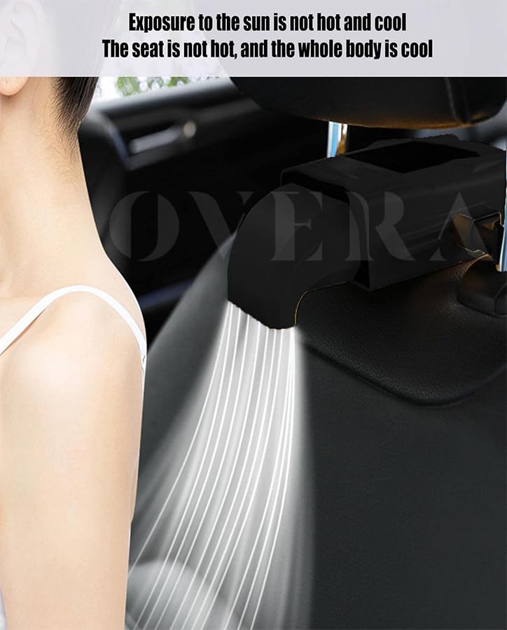 Image of Overa Portable Waist Clip Fan, Personal Fan, Rechargeable Personal Fan, Hands-free USB Fan for Outdoor Works, Sports, Camping.