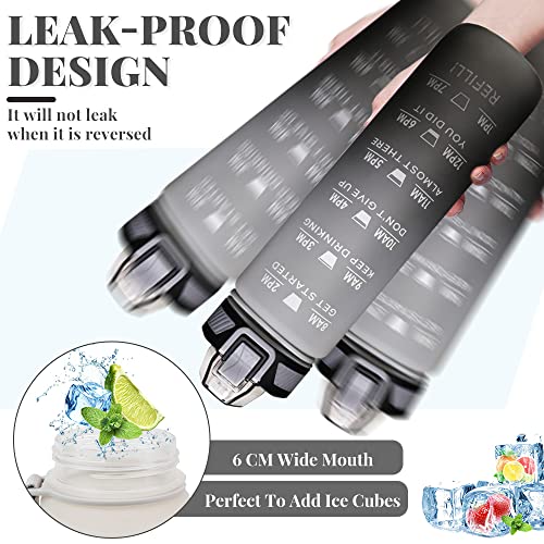 Bugucat Bottiglia d'Acqua 1 Litro, Borraccia con