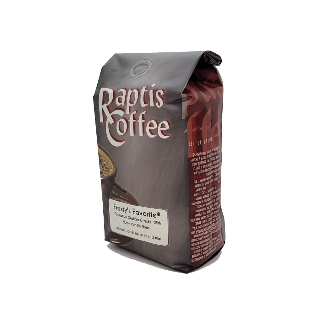 Raptis Coffee Roasters Frostys Favorite Flavored Ground Coffee 12oz bag