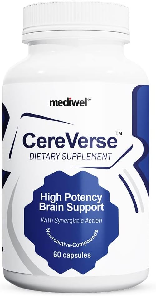 Miniatura 1 de Elevate Brain Health Fórmula liposomal CereVerse para el bienestar cognitivo y el apoyo a la concentración - Alpha GPC - S-acetil glutatión,