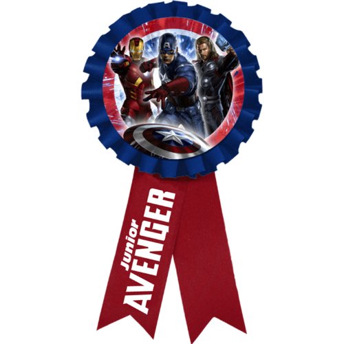 Hallmark Avengers Party Supplies Award Ribbon Guest of Honor
