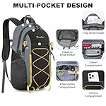 Seektop 20L Foldable Waterproof Hiking Backpack, Ultralight Small Lightweight Daypack Packable Backpack for Men Woman - Image 4