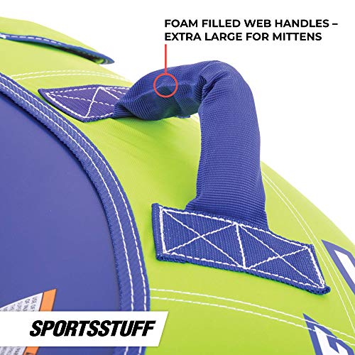 Sportsstuff Sno-Nut Inflatable Snow Tube/Sled With Ultra Durable Nylon Cover #TOP3