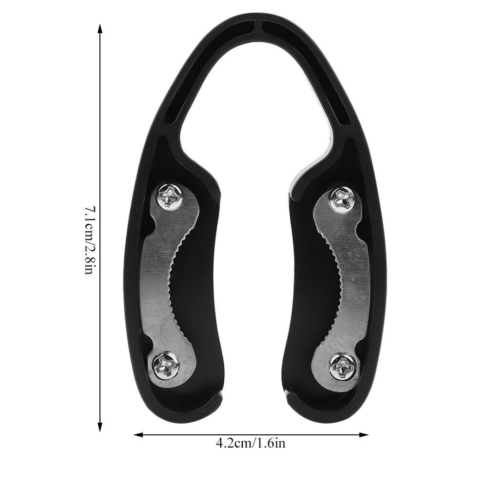 Taglierina facile della carta della stagnola della lama apri del vino per le bottiglie di vino Opener dell'involucro della latta(black)