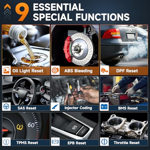 Image of 2026 FOXWELL NT716 Bidirectional OBD2 Scanner, 4-System Diagnostic Tool for ABS, SRS, Transmission & Engine, 9 Reset, ABS Bleeding, AutoVIN, Live Data, Upgraded from NT6X4, Lifetime Free Updates,Black