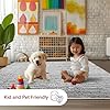 Nuloom Sherill Grey/Ivory, 2'6 x 12', Solid, Shaggy, Soft and Cozy, High Traffic, Stain Resistant, Easy Clean, Durable Runner for Bedroom, Living Room, Dining Space, Den, Foyer, Entryway