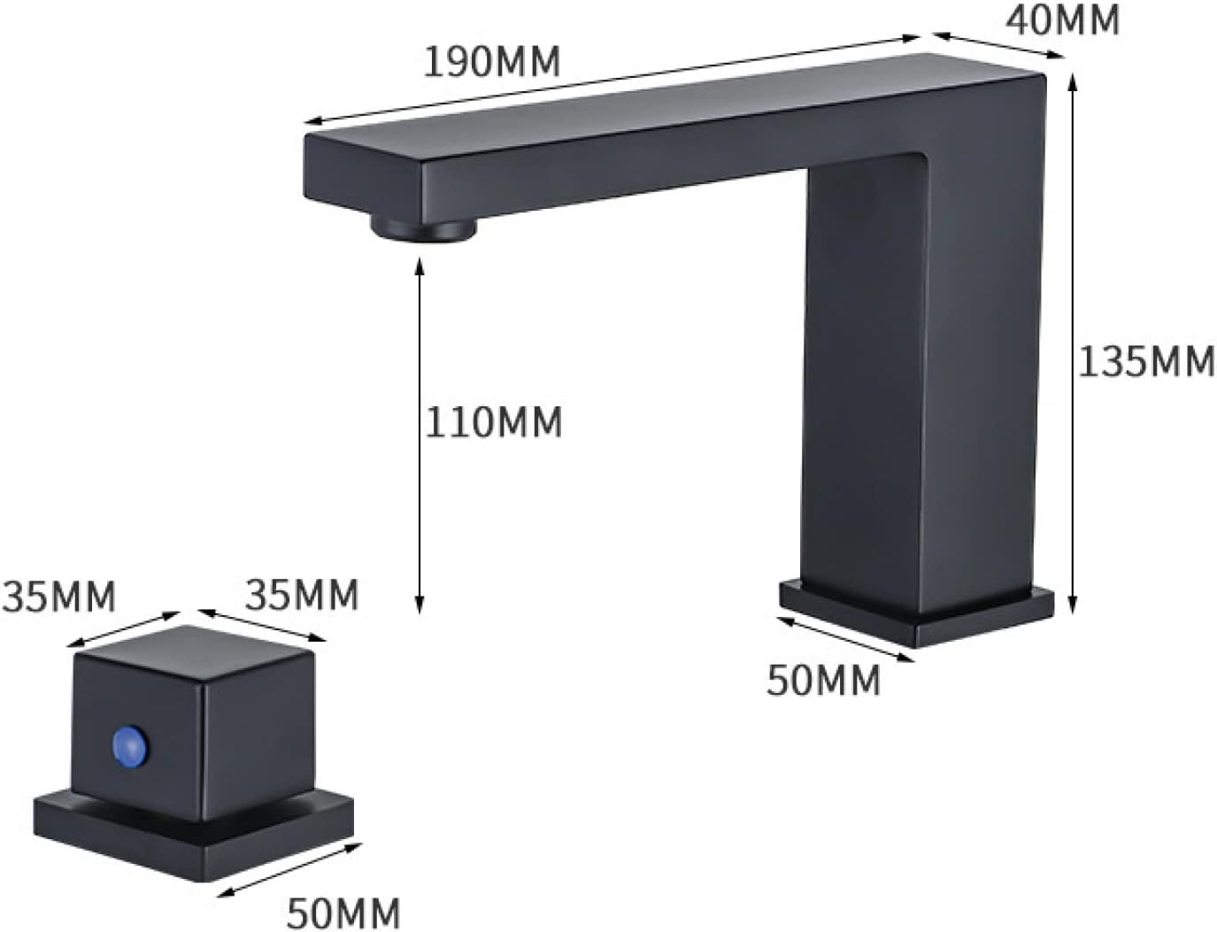 バスルームの蛇口3穴、真鍮のシンクの蛇口バスルーム、ダブルハンドルのバスルームのシンクの蛇口、温水および冷水の蛇口、2レバーハンドル