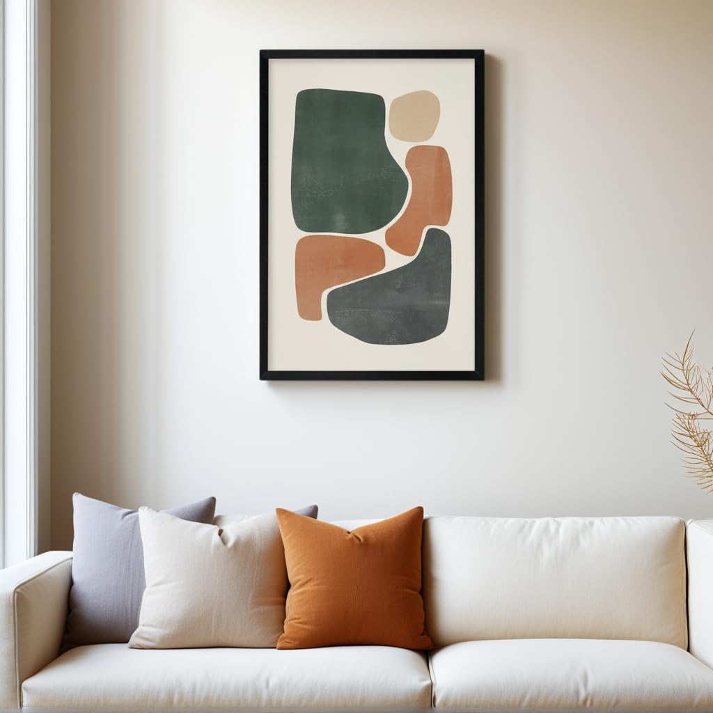 Giftgarden Posterrahmen, 61 x 91 cm, Schwarz, 36 x 24 cm, Bild für Wand, Einzelstück