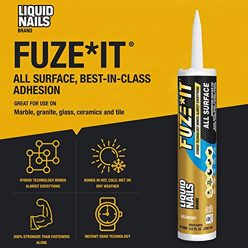 Liquid Nails LN-2000 adhesivo construcción gris 9 oz x12 miniatura 4