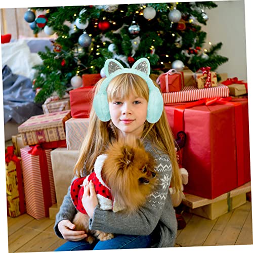 Cat Ear Earmuffs Plush Winter Ear Warmers for Women for Outdoor Activities Lightweight and Protective3