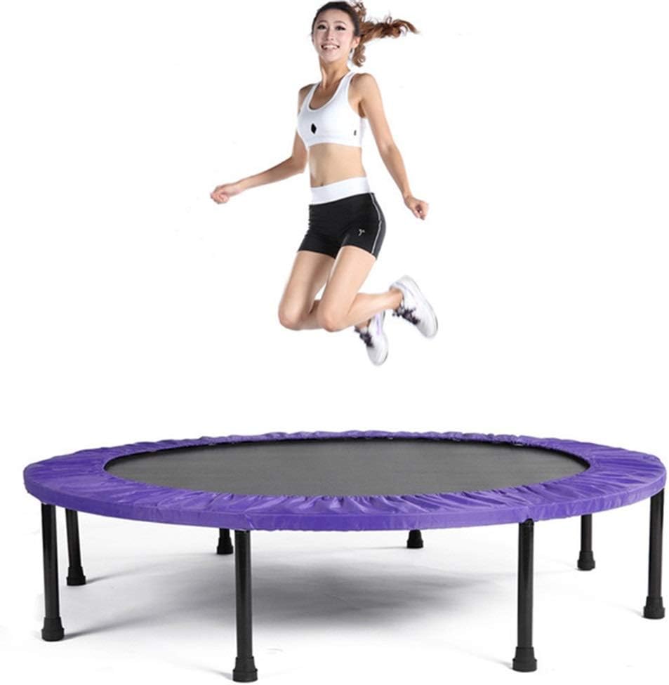 HANSHAN Trampolines Trampolín, Mini Rebounder, Fitness Portátil, Trampolín, 3 Colores, 47 × 10 Pulgadas