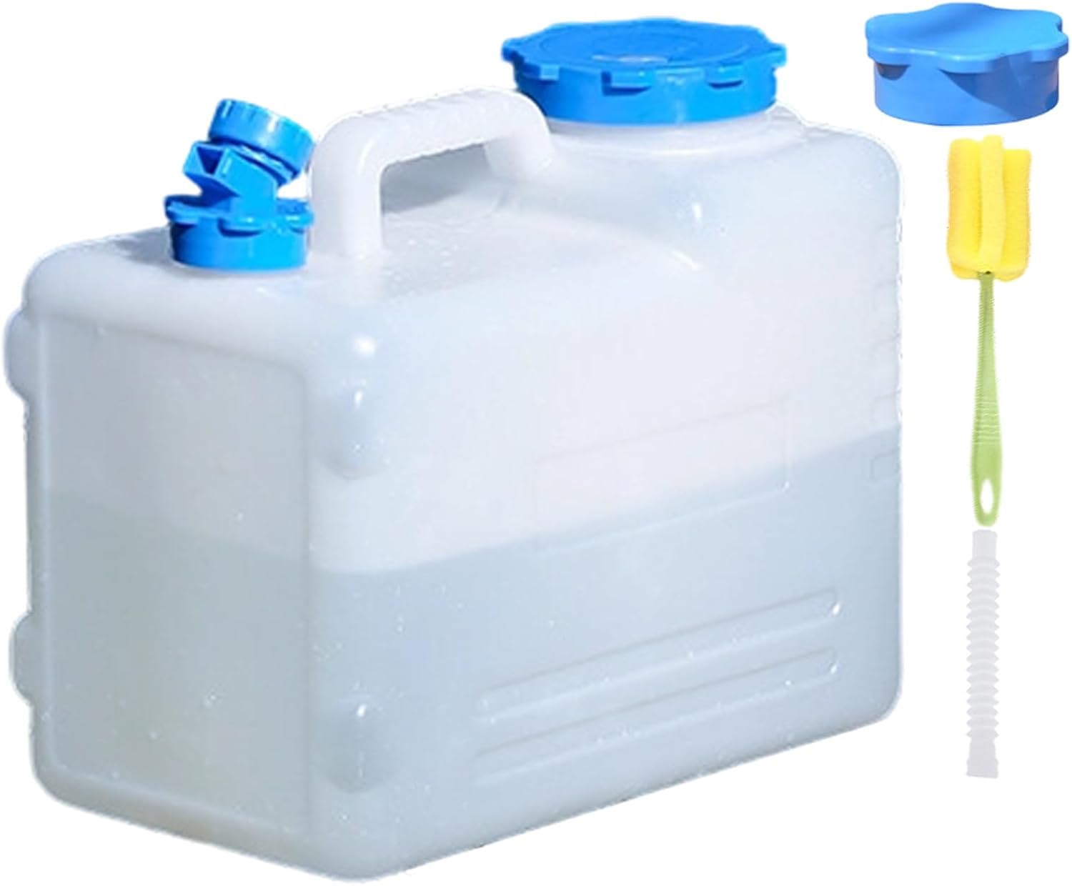 Water Storage for Camping | Portable Can with Adjustable Faucet 15L,Camping Water Container,for Friends Students Adults Men Women Home Outdoor Hiking Picnic Indoor