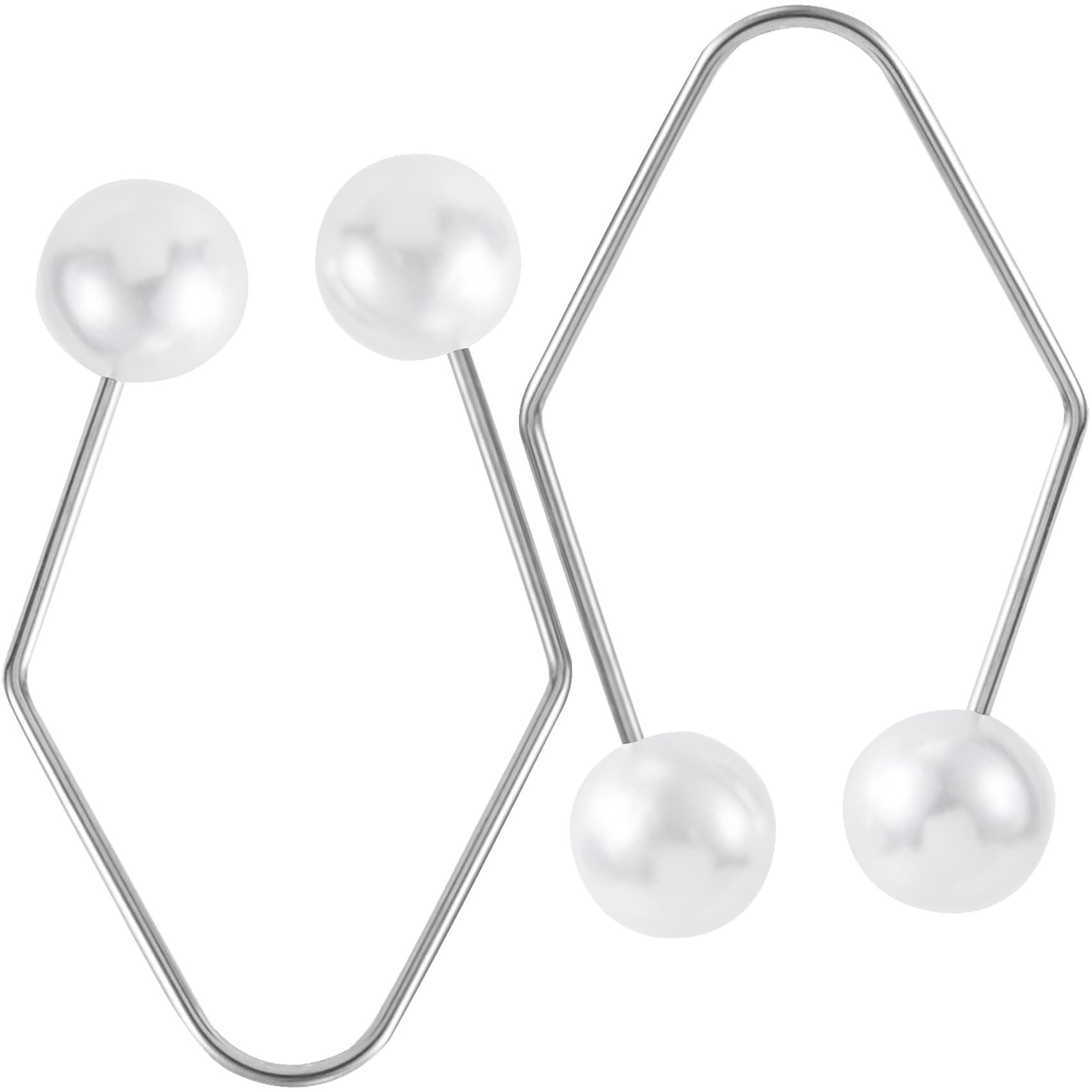 2PCS Dimple Maker for Cheeks, White Dimple Trainer for Face, Facial Muscle Exerciser for Natural Dimples Developed, Face Lift for Sweet Smile, Christmas Halloween Presents for Women, Men