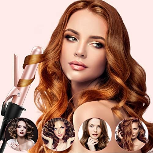 Maxt 5-in-1 Interchangeable Curling Iron Wand Set with 3 Barrels & Curling Thermal Brush | Ceramic Coated for Long-Lasting Curls, Waves Hair Curler (0.35-1.25 inch) - Image 8