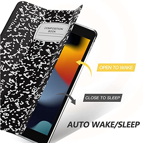 Image of Moko Smart Case for iPad 9th / 8th / 7th Gen Case 10.2 Inch, Notebook Black