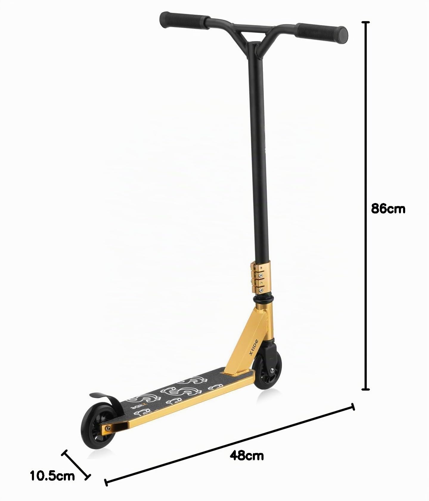 Patinete de Acrobacias Para Niños y Adultos Con Rodamientos ABEC 9 - Profesional, Plegable, Urbano - A Partir de 8 Años