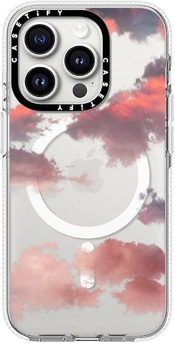 CASETiFY for iPhone 15 Pro Case - Impact Clear Compatible with MagSafe