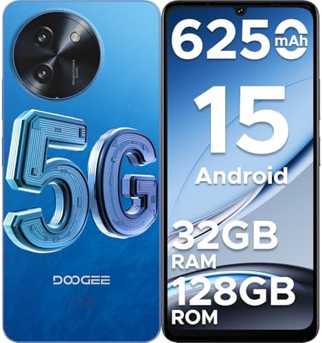 DOOGEE Note 59 Telefono Movil 5G, Andriod 15 Smartphone, 32GB+128...