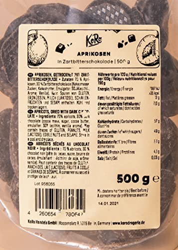 KoRo - KoRo - Abrikozen in pure chocolade 10 x 500 g - Image 6