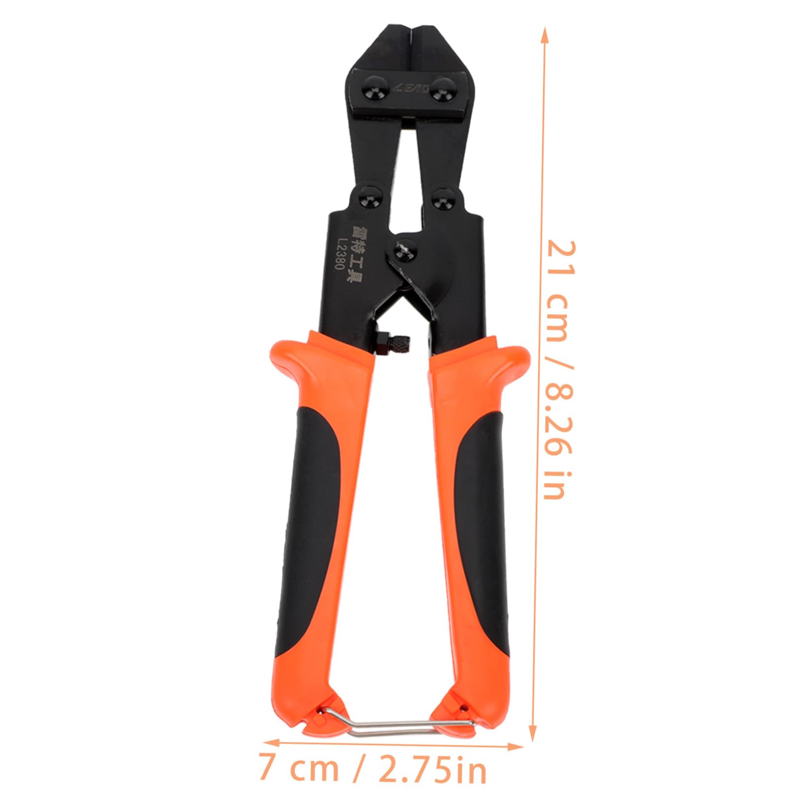 Homoyoyo Standard Wire Cutters Multi-functional Bolt Cutter Steel Cable Wire Crimper