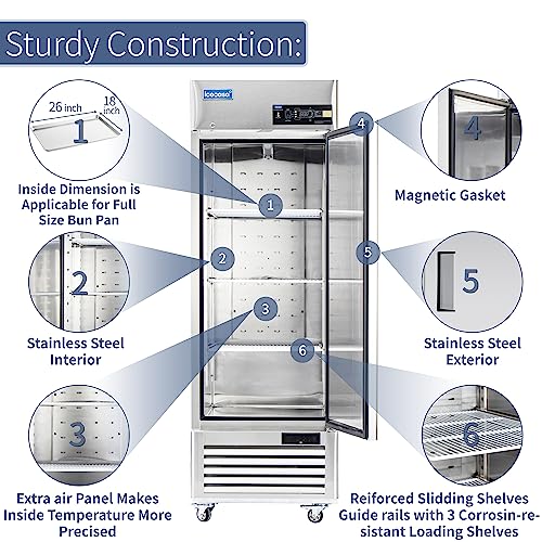 True commercial refrigerator reach-in