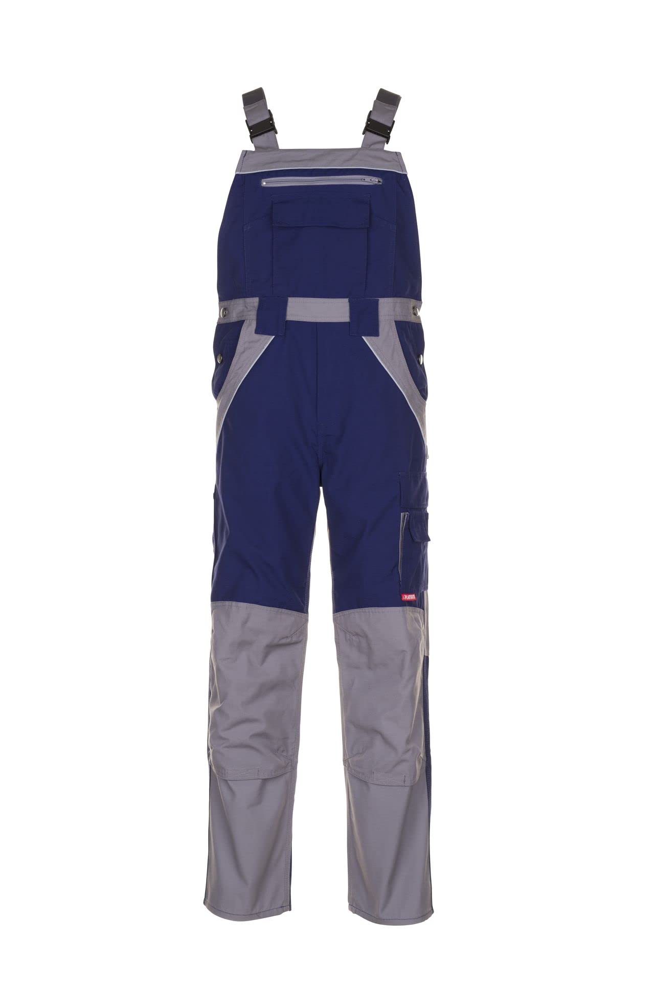 Planam 2522054 Plaline Latzhose, Marine/Zink, Größe 54