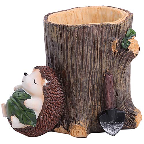 ルボナリエ メガネスタンド ハリネズミ お昼寝 ペンシル 鉛筆 動物 ペン立て 木 鉛筆たて 筆箱 大きい 鉛筆立て 卓上 ハリネズミ (お昼寝)