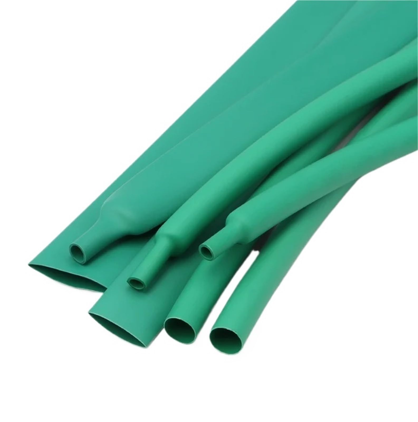Tubo termorretráctil de cable verde de 1 a 10 metros, diámetro de 0,6 a 80 mm, relación de contracción 2:1, funda termorretráctil for reparación de aislamiento eléctrico.(30MM_8 METERS)