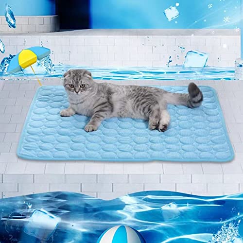 Tapete de Resfriamento para Cães, Almofada de Gelo Respirável para Cães, Fácil Limpeza, Dissipação d