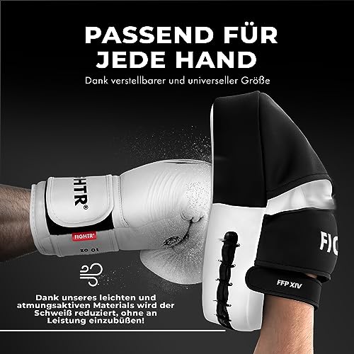 FIGHTR® Premium Handpratzen - Ideale Polsterung & Stabilität | Boxhandschuhe für Kampfsportarten inkl. Tragetasche | Focus Pads für Boxen, MMA, Muay Thai, etc.