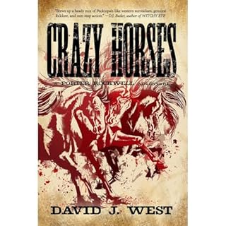 CRAZY HORSES Audiolibro Por David J. West arte de portada