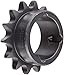 Browning H40TB14 Roller Chain Sprocket, Single Strand, Taper Bore, Bushed, Hardened Steel, 40 Pitch, 14 Teeth