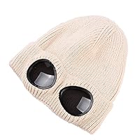 Algopix Similar Product 10 - MansWill Unisex Wool Knitted Goggles