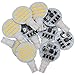 Grv T10 921 194 24-3528 SMD LED Bulb lamp Super Bright Warm White AC/DC 12V -28V Pack of 10