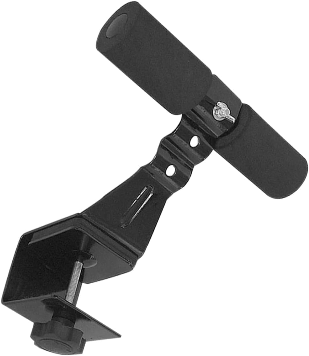 Portable Sit- with Height Chest Expander for Indoor Belly Workouts Durable Material for Home Fitness Black