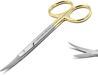 T/C IRIS MICRO SCISSORS CURVED 4.5