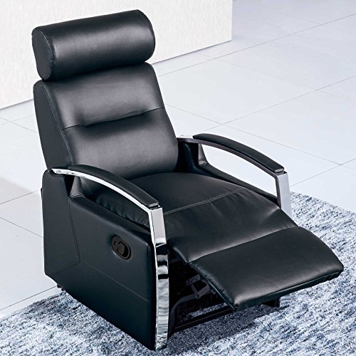 Ades - Sillón relax reclinable modelo DUCAL color Negro