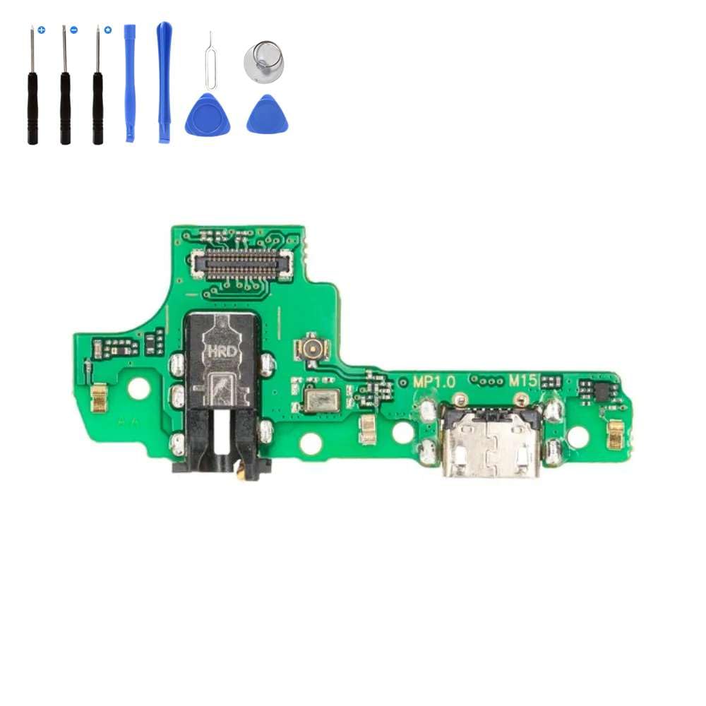 Eutoping USB Charging Port Replacement Repair for Samsung Galaxy A10S A107 (Version M15) Dock Connector Charging Board Flex Cable Assembly Replacement with Tools