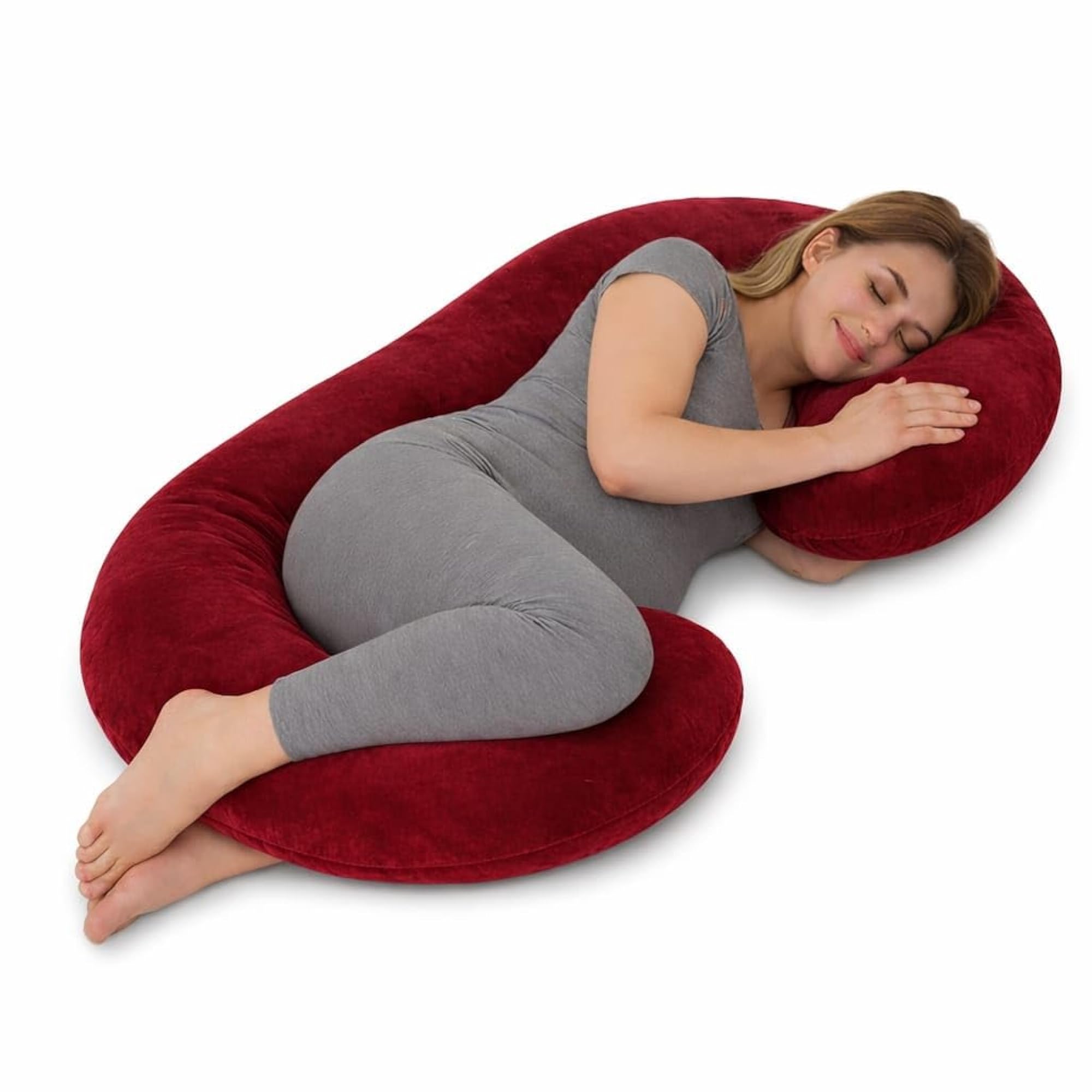 U-Shaped Pregnancy Pillow for Maternity & Baby Nursing