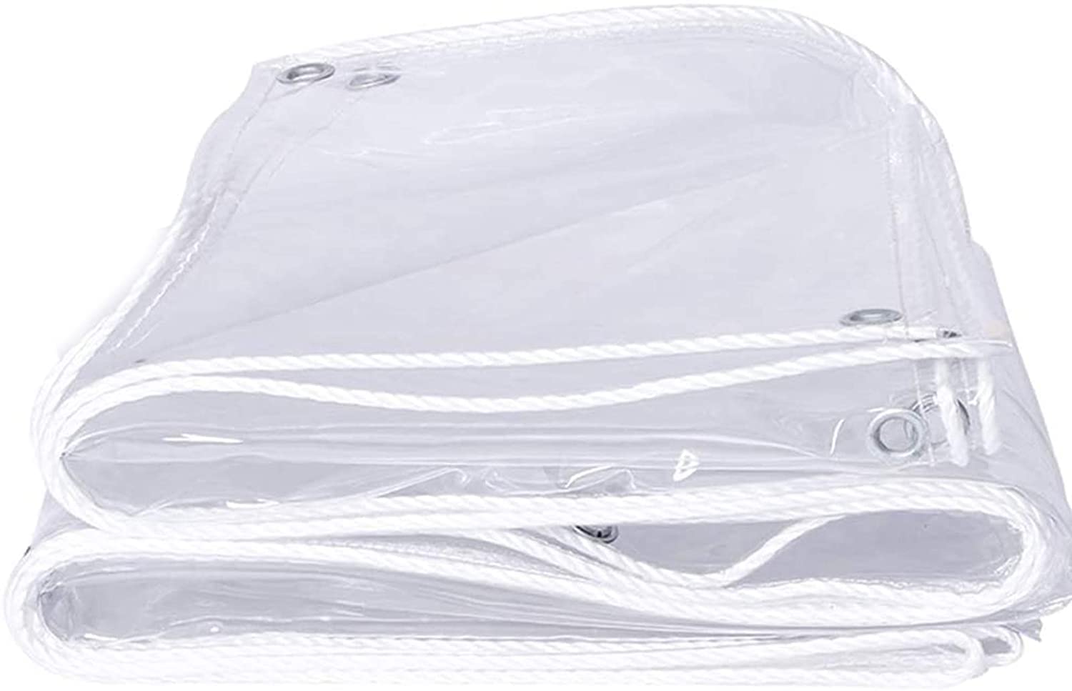 Cubierta de lona transparente impermeable para cuidar tus plantas en el balcón