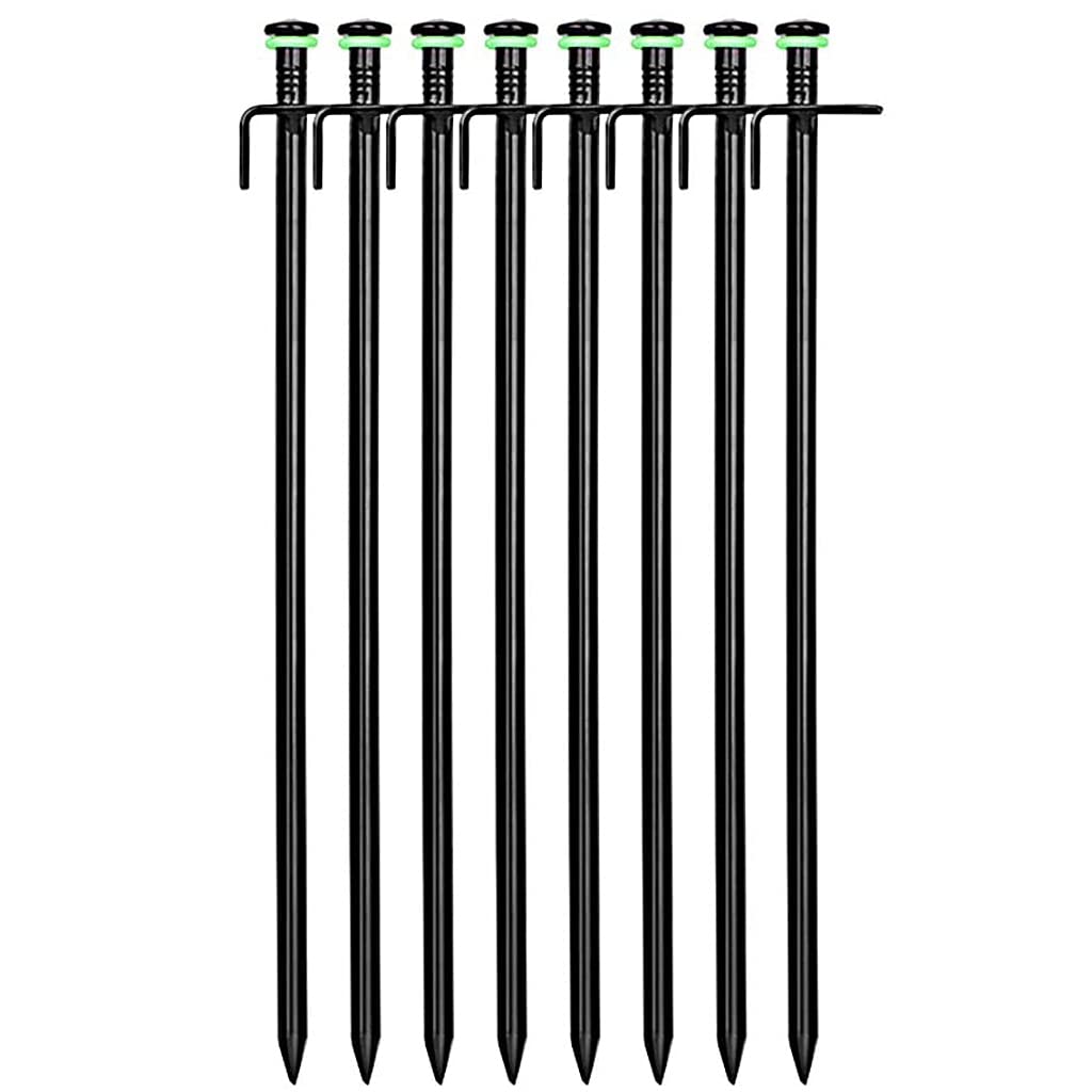 Piquets de tente incassables en acier 30cm contre le vent fort