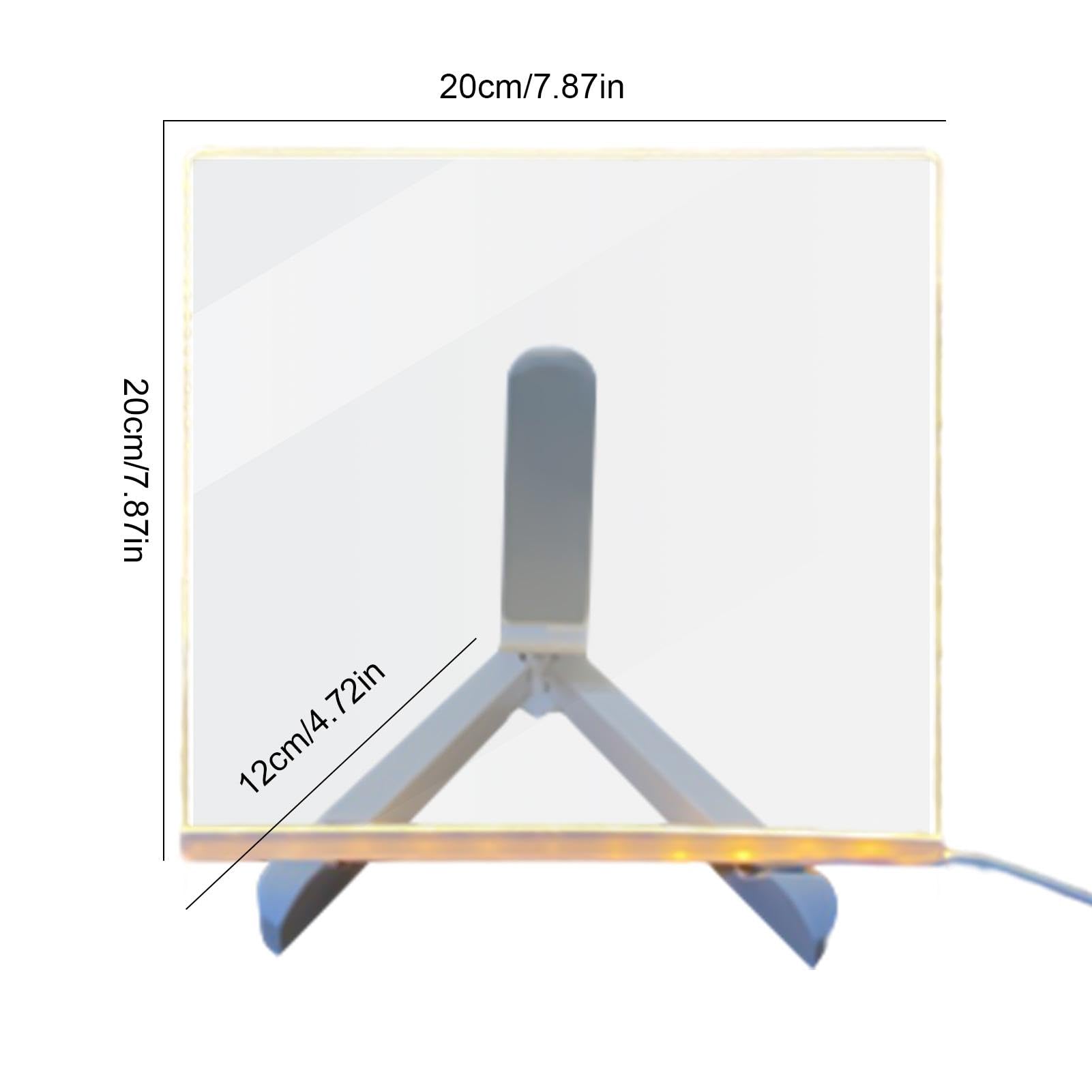 LEDボード アクリルボード Amazon | LED ノートボード 光るアクリルメッセージボード