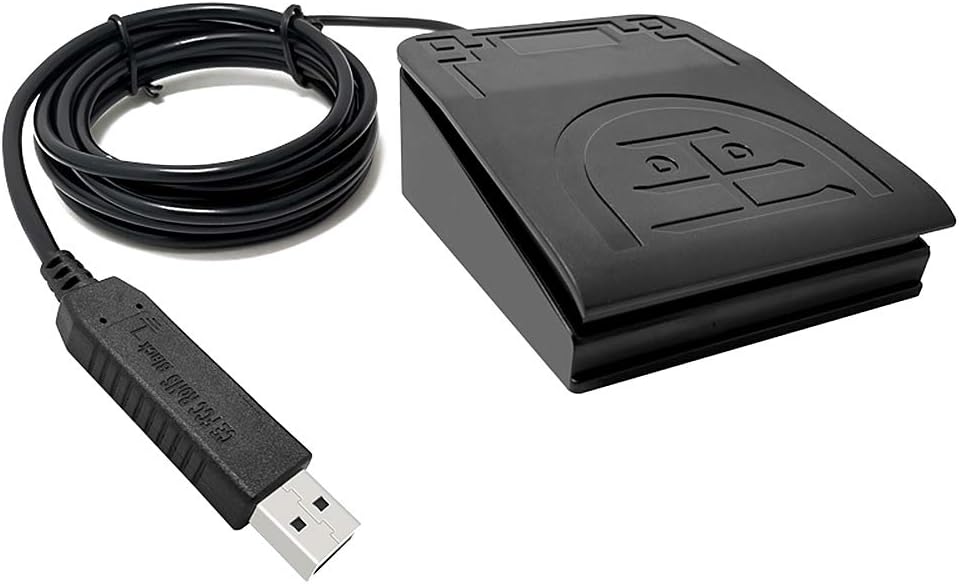 Multifunctional Customized Foot Pedal USB Foot SwitchDI Cotroller Action Pedal for Image Acquisition Music Game Control